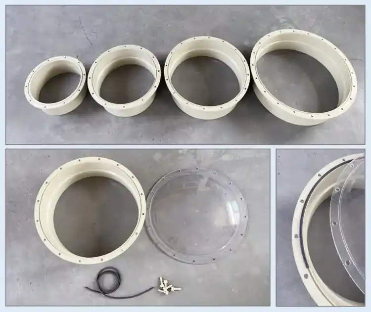 Pp Rivel PP LID: Flanged Sight Glasses & PP Covers | JC Panel